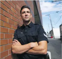  ?? JASON PAYNE/PNG FILES ?? VPD Sgt. Jason Robillard says youths harassing citizens on The Drive are fleeing the scene before officers arrive.