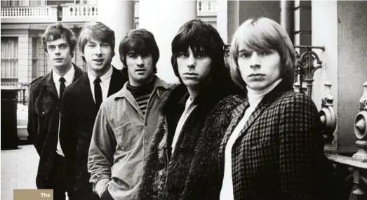  ?? ?? The Yardbirds pose in 1965. (from left) Paul SamwellSmi­th, Chris Dreja, Jim McCarty, Beck and Keith Relf