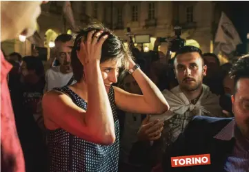  ??  ?? Chiara Appendino, 32 anni, sindaco di Torino per il M5s con il 54,6% dei voti.