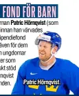  ??  ?? Patric Hörnqvist.