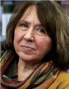  ?? AFP ?? A autora do livro Svetlana Alexievich