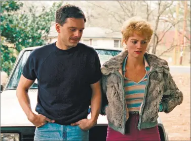  ?? NEON-30WEST ?? Sebastian Stan as Jeff Gillooly, left, and Margot Robbie as Tonya Harding in a scene from “I, Tonya.”