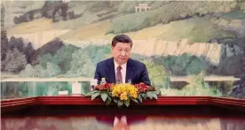  ?? REUTERS ?? Il «core leader».Il presidente cinese Xi Jinping nella Great Hall of People