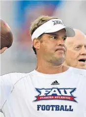  ?? JOEL AUERBACH/GETTY IMAGES ?? Lane Kiffin said the Owls believe they should have defeated Buffalo on Saturday, given how well they ran the ball.