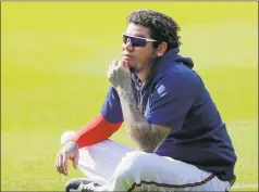  ?? Brynn Anderson / Associated Press ?? The Braves’ Félix Hernandez has opted out of the 2020 season, at least temporaril­y ending his bid to revive his career with the Atlanta Braves.