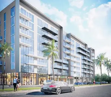  ?? REMS GROUP INC./COURTESY ?? The Residences at Dolphin CitiCenter in the western Miami-Dade city of Sweetwater will offer 113 condos.