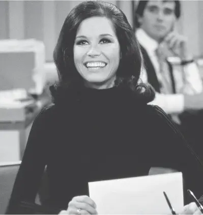  ??  ?? Mary Tyler Moore was a feminist icon who pioneered the sitcom as a medium to progress the women’s movement.