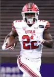  ?? Getty Images ?? Ty Jordan ran for 597 yards and six touchdowns in only five games for Utah.