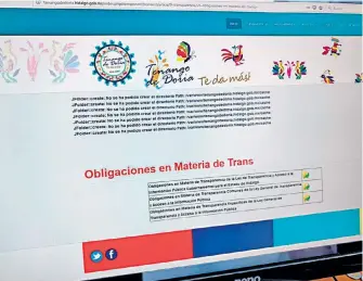  ?? /CONCEPCIÓN OCADIZ ?? Cuatro municipios tienen webs con links rotos y dos, no tienen portal