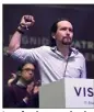  ?? (Photo AFP) ?? Le cofondateu­r et leader du mouvement, Pablo Iglesias, pourrait se voir mis en minorité.