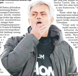  ?? — Gambar Reuters ?? MOURINHO