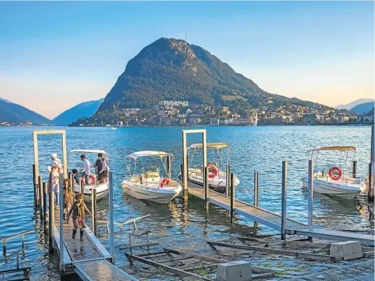  ?? ISTOCK ?? MAMMA CITY: Lugano, Switzerlan­d, feels like an even higher-end version of Cape Town, Perel says