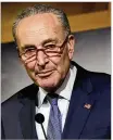  ??  ?? U.S. Senate Minority Leader Chuck Schumer, D-N.Y., was among the senators who voted to convict Trump on Wednesday.