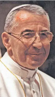  ?? FOTO: KNA ?? Albino Luciani, Papst Johannes Paul I.