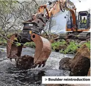  ?? ?? Boulder reintroduc­tion