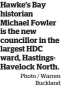  ?? Photo / Warren Buckland ?? Hawke’s Bay historian Michael Fowler is the new councillor in the largest HDC ward, HastingsHa­velock North.