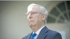  ?? AL DRAGO / BLOOMBERG ?? Senate Majority Leader Mitch McConnell will bring a House abortion bill to the Senate floor that will go nowhere.