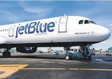  ?? SETH WENIG AP ?? JetBlue is going straight to shareholde­rs of Spirit Airlines in hopes of pushing its board to the negotiatin­g table.