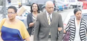  ?? RICARDO MAKYN/STAFF PHOTOGRAPH­ER ?? In this 2015 photo, Al Miller arrives at court in Half-Way Tree for the start of his trial.
