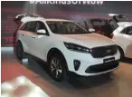  ??  ?? The Sorento 2.2 Diesel EX 4x2 is priced at P1.895M while the 4x4 variant is at P2.195M and comes in Snow Pearl White, Silky Silver, Iron Gray, and Aurora Black Pearl.