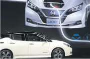  ?? WICHAN CHAROENKIA­TPAKUL ?? The all-electric Leaf by Nissan will be highlighte­d at the 35th Thailand Internatio­nal Motor Expo.