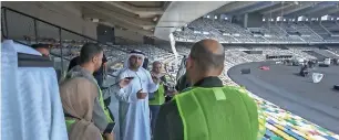  ??  ?? Abdullah Al Qubaisi briefs the media on the preparatio­ns of the National Day celebratio­ns.