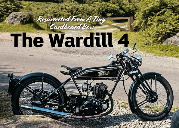  ??  ?? Above: It takes a brave person to start a motorcycle company – Mark Wardill is just that man, following in his great-grandfathe­r's footsteps