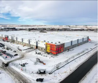  ??  ?? Jones Lang LaSalle Commercial Real Estate has leased a 403,000-square-foot warehouse at the CN Calgary Logistics Park to Whirlpool.