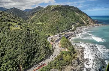  ?? JOHN KIRK-ANDERSON/
STUFF ?? Legislatio­n was fast-tracked to
allow the rebuilding of a
damaged section of State Highway 1 after the Kaikoura quake.