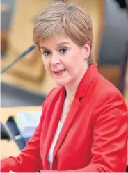  ??  ?? Sorry The First Minister has apologised for the error in the official report