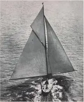  ??  ?? The Prince of Wales’s Britannia photograph­ed at Harwich Regatta in 1928