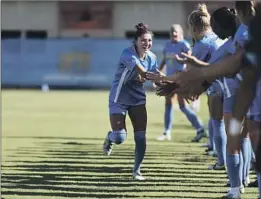  ?? Jesus Ramirez ?? UCLA DEFENDER Madelyn Desiano has overcome two ACL injuries and returned for a fifth season after embracing the team’s defense-first philosophy.