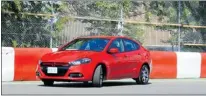  ?? KEVIN MIO, GAZETTE FILES ?? The 2013 Dodge Dart benefits from Fiat and Alfa Romeo influences.