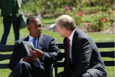  ?? — Randy Holmes, ABC ?? (Left-right) Joe Morton and Jeff Perry in ‘Scandal'.