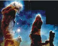  ?? Associated Press ?? Scientists could see these columns of interstell­ar hydrogen gas and dust in more detail thanks to the telescope.