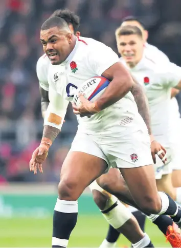  ??  ?? Kyle Sinckler had a fine game for England against Australia