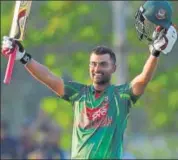  ?? AFP ?? Bangladesh cricketer Tamim Iqbal has denied that his wife and son were subjected to a racial attack.