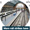  ?? ?? More rail strikes have been announced