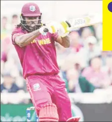  ??  ?? Chris Gayle