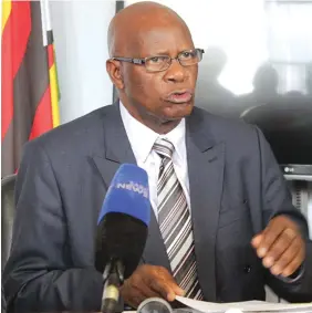  ??  ?? Minister Chinamasa