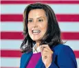  ?? ?? GRETCHEN WHITMER
Governor of Michigan