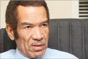  ?? PICS: MORERI SEJAKGOMO ?? Khama