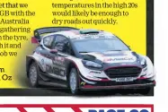  ??  ?? Elfyn has slim win hopes in Oz