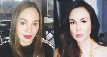 ??  ?? Despite years of not seeing each other, Gretchen and Claudine Barretto are in common ground when it comes to their love for Dominique Cojuangco.