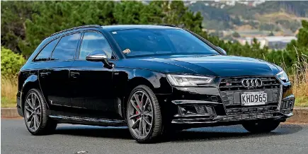  ??  ?? S4 Avant: Audi people do love their high-performanc­e wagons.