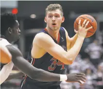  ?? Ben Margot / Associated Press ?? St. Mary's center Jock Landale had 19 points and 10 boards for his 11th double-double of the season in the Gaels’ win.