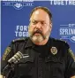  ?? BILL LACKEY / STAFF ?? Springfiel­d Police Chief Lee Graf will retire Dec. 30.