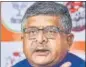  ??  ?? Ravi Shankar Prasad