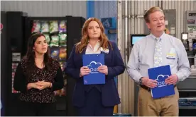  ??  ?? ▲ Trying to achieve a more perfect union … (l-r) America Ferrara, Lauren Ash and Mark McKinney in Superstore. Photograph: NBC/NBCU Photo Bank/Getty Images