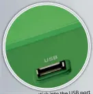  ??  ?? the USB port Plug a memory stick into of your track to create an MP3 version